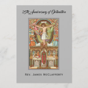 Invitación Aniversario de 25 años de ordenación sacerdotal