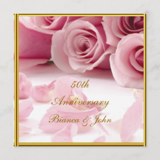 Invitación Aniversario de 50 años más popular y elegante