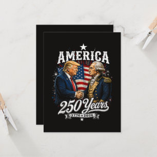 Invitación Aniversario de América 250º Trump Washington