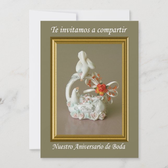Invitación Aniversario de Bodas (Anverso)