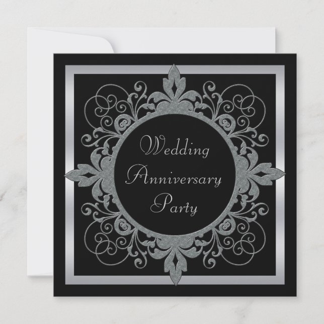 Invitación Aniversario de bodas (Anverso)