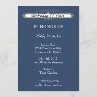 Invitación Aniversario de bodas