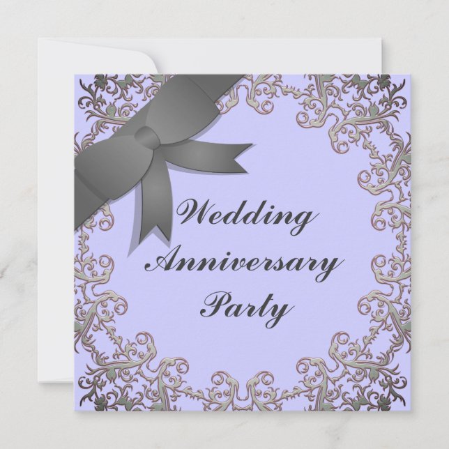 Invitación Aniversario de bodas (Anverso)