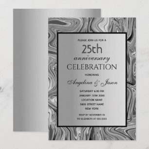 Invitación Aniversario de Bodas 25