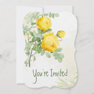 Invitación Aniversario de Bodas 50 Asteres Jardín Flor