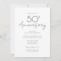 Aniversario de Bodas 50 Minimal