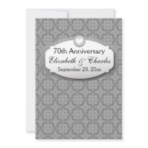 Aniversario de Bodas 70º Aniversario Platino Z03