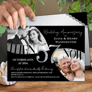 Invitación Aniversario de bodas Chic Moderno 57