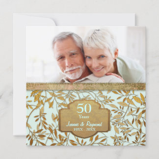 Invitación Aniversario de Bodas de Oro 50