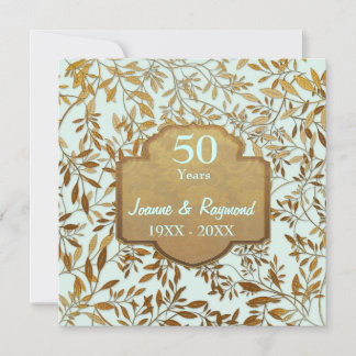 Invitación Aniversario de Bodas de Oro 50