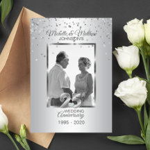 Aniversario de bodas de plata personalizado 25 PHO