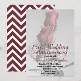 Invitación Aniversario de Bodas número 15 Fotografía de Dos R