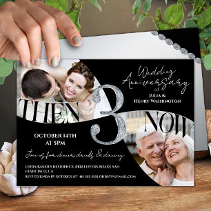 Invitación Aniversario de Bodas número 3 Moderno y con Estilo