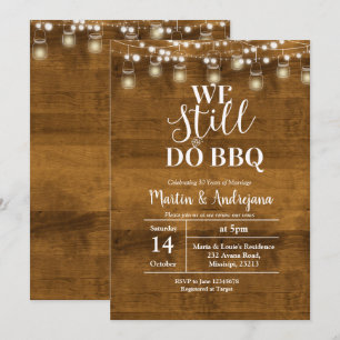Invitación Aniversario de bodas número 40 Seguimos haciendo i