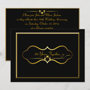 Invitación Aniversario de bodas número 50
