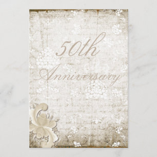 Invitación Aniversario de Bodas número 50 Telemark Personaliz