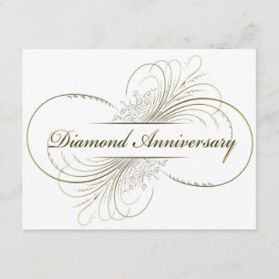 Invitación Aniversario de diamante