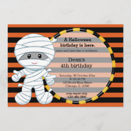 Invitación Aniversario de Halloween