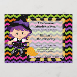 Invitación Aniversario de Halloween