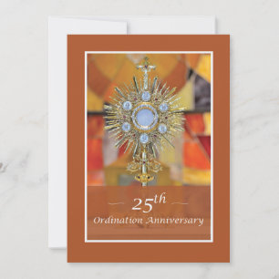 Invitación Aniversario de la 25ª Ordenación del Sacerdote de 