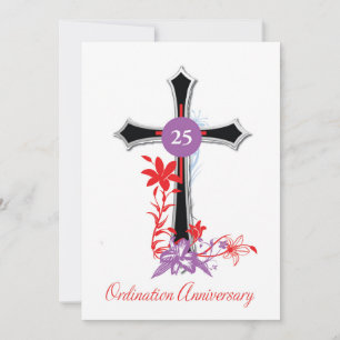 Invitación Aniversario de la 25ª Ordenación del Sacerdote de 