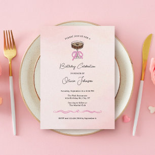 Invitación Aniversario de la cocción de Espresso Martini