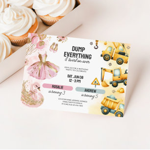 Invitación Aniversario de la Construcción Conjunta y Balerina