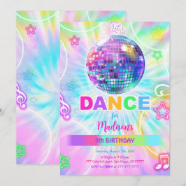 Invitación Aniversario de la danza del arcoiris