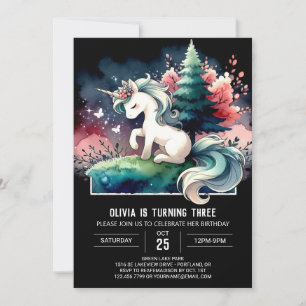 Invitación Aniversario de la elegancia de caballos moderno