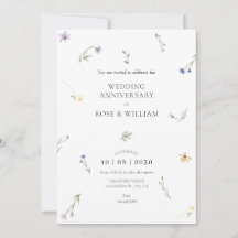 Aniversario de la elegante boda de las flores silv