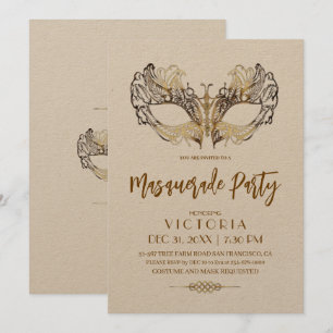 Invitación Aniversario de la elegante y moderna Fiesta de la 