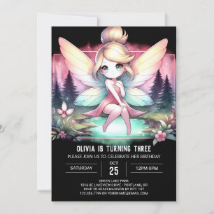 Invitación Aniversario de la Fábrica de Hadas para Niños Senc