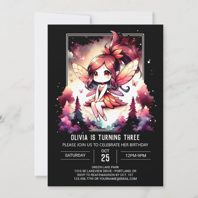 Invitación Aniversario de la Fábrica de la Hada (Anverso)