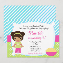 Invitación Aniversario de la Fiesta de un sueño afroamericano