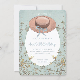 Invitación Aniversario de la flor silvestre Anne of Green Gab