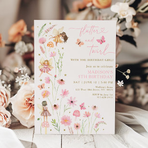 Invitación Aniversario de la Floral del Jardín de Hadas Magní