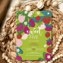 Aniversario de la fresa dulce