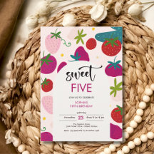 Aniversario de la fresa dulce