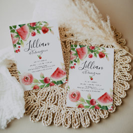 Invitación Aniversario de la Fruta Veraniega