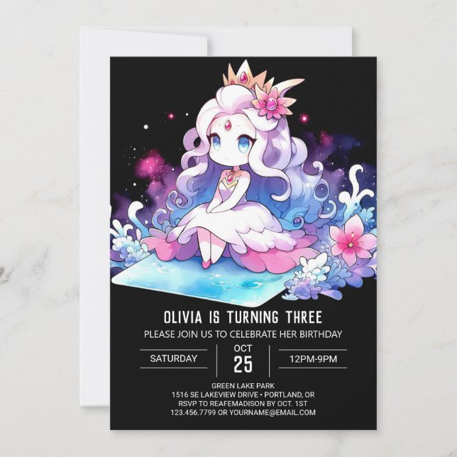 Invitación Aniversario de la Gran Princesa (Anverso)