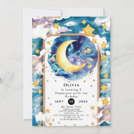 Invitación Aniversario de la luna llena encantada