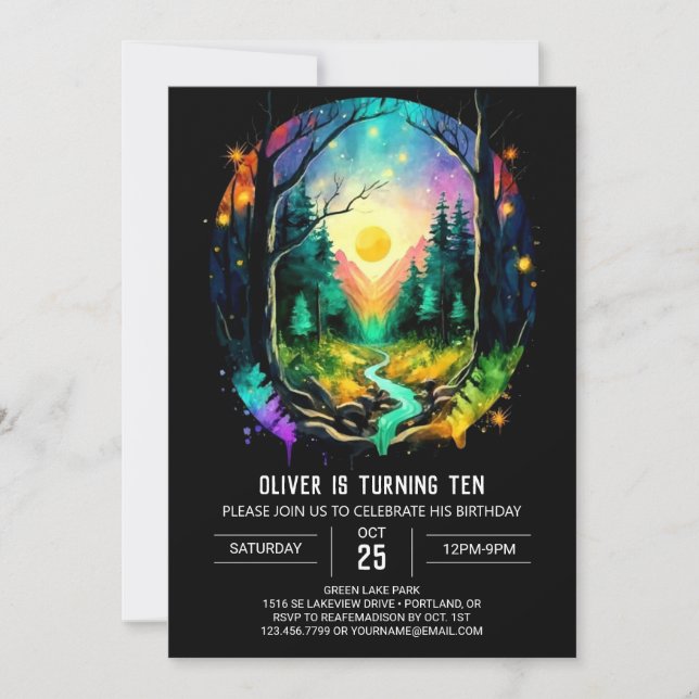 Invitación Aniversario de la Magia Elegante de Bruselas (Anverso)