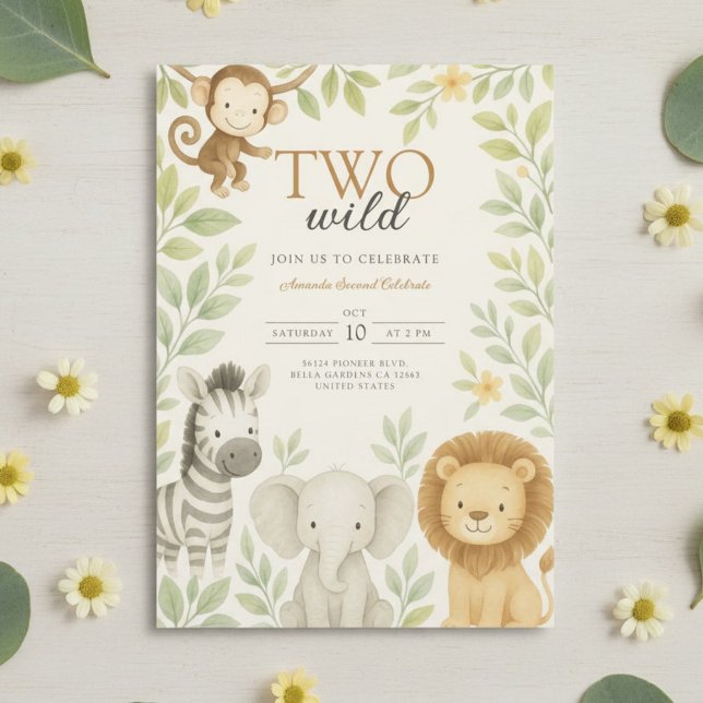 Invitación Aniversario de la muerte de animales de la Selva S (Subido por el creador)