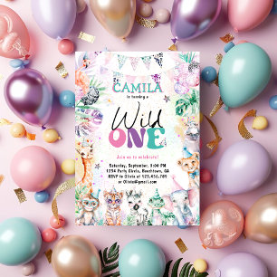 Invitación Aniversario de la muerte de animales salvajes de l