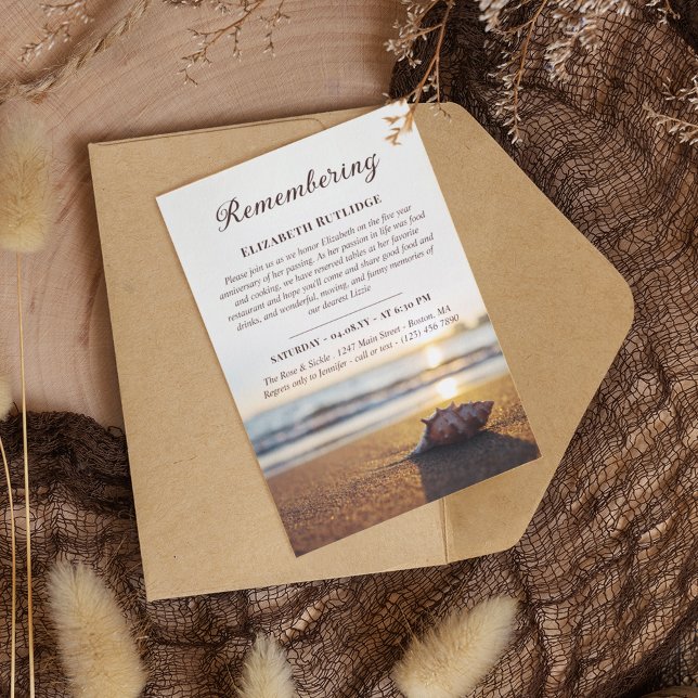 Invitación Aniversario de la Muerte de Ocean Conch (Subido por el creador)