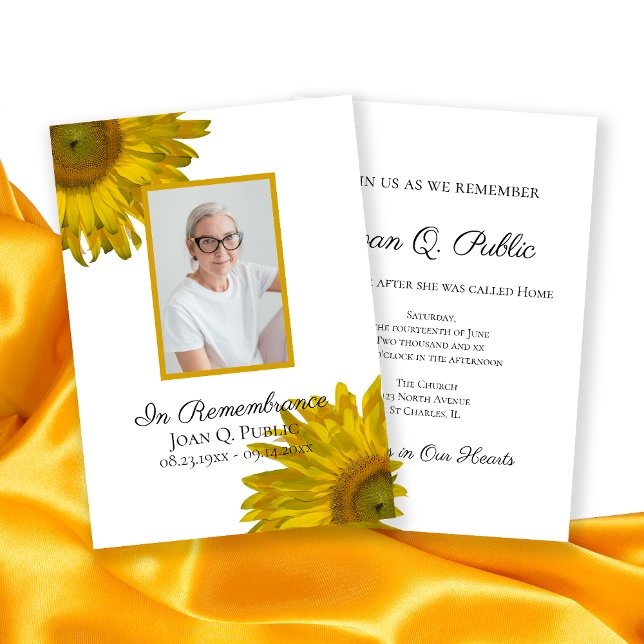 Invitación Aniversario de la muerte del florecimiento del gir (Subido por el creador)