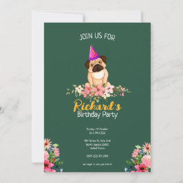 Invitación Aniversario de la natalidad de los niños de la cac