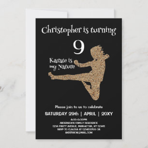 Invitación Aniversario de la natalidad del Karate de las Arte