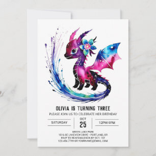Invitación Aniversario de la Niña Digital del Dragón del Past
