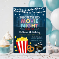 Aniversario de la noche de la película del patio a
